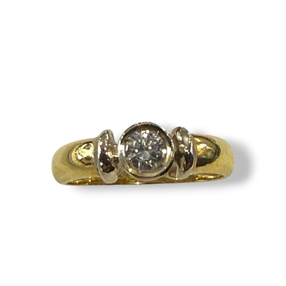Anello Gianni Pace Donna Solitari in Oro giallo Diamante 0.23 Ct GPGSLG6 - GPGSLG6